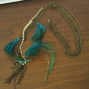 Feather necklace